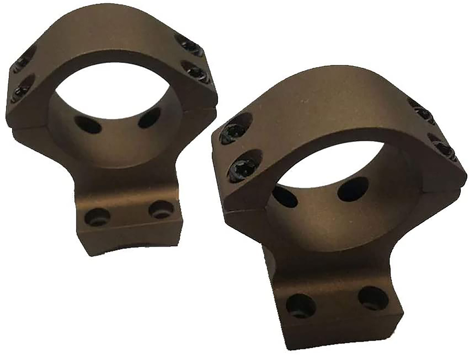 Talley HC950735 Scope Mount/Ring Combo Burnt Bronze Aluminum 1" Tube X-Bolt High Rings Short/Long Action 0 MOA