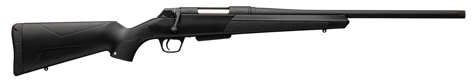 Winchester Repeating Arms 535711299 XPR SR Full Size 6.8 Western 3+1 20" Black Perma-Cote Threaded Sporter & Drilled & Tapped Steel Receiver, Matte Black Fixed Synthetic Stock