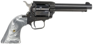 Heritage Mfg RR22B4GPRL Rough Rider  22 LR 6 Shot 4.75" Black Barrel & Cylinder Black Frame, Altamont Gray Pearl Grips