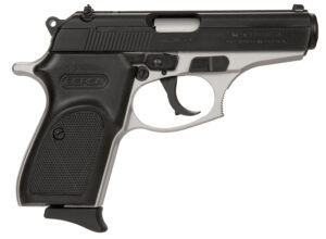 Bersa T380DT8 Thunder  Micro-Compact Frame 380 ACP 8+1, 3.50" Steel Barrel, Matte Black Serrated Steel Slide, Satin Nickel Aluminum Frame