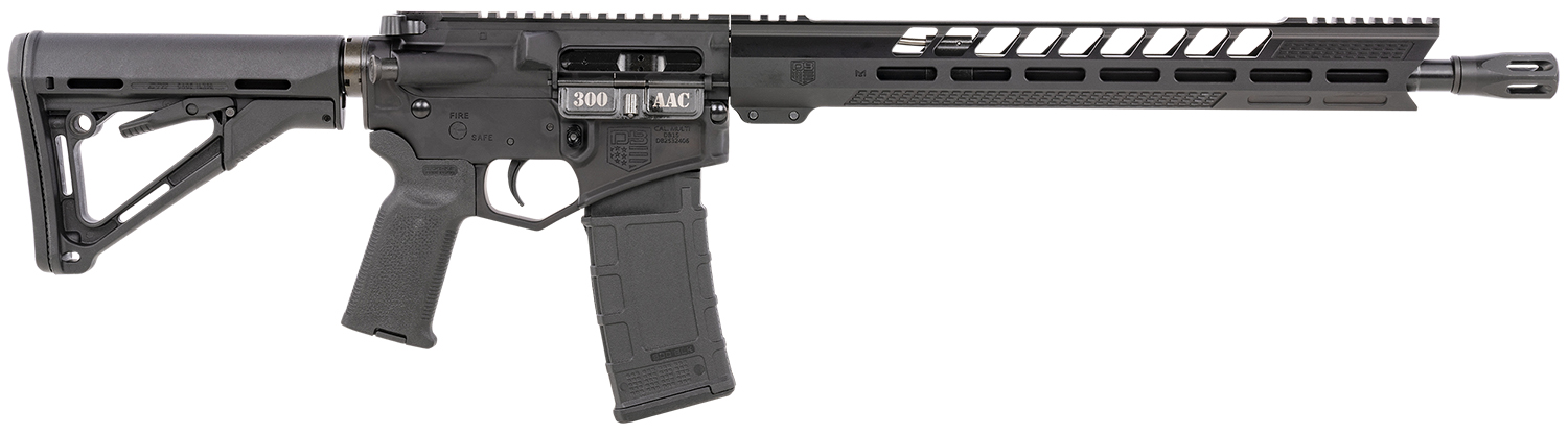 Diamondback DB1731B001 DB15 300 Blackout 30+1 16" Nitride Treated Heavy Barrel w/DBSB-IV Flash Hider, A3 Flattop Upper/Diamondback Black Gold Lower, 15" M-LOK Handguard, Magpul CTR Stock & K2 Grip