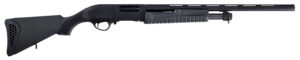 Escort HEFH2022051Y Field Hunter  Youth 20 Gauge Pump 3" 4+1 22" Black Chrome Vent Rib Barrel, Black Anodized Grooved Aluminum Receiver, Fixed Black Synthetic Stock, Right Hand
