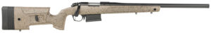 Bergara Rifles B14S351C B-14 HMR 308 Win 5+1 20" Graphite Black Cerakote Barrel, Black Speckled Brown Molded w/Mini-Chassis, Adjustable LOP & Cheek Piece Stock, Right Hand