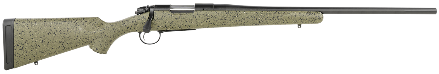 Bergara Rifles B14S103C B-14 Hunter 243 Win 4+1 22", Graphite Black Cerakote Barrel, SoftTouch Speckled Green Stock
