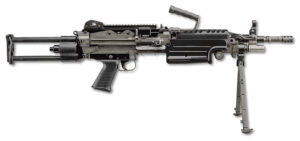 FN 46100171 M249S Para 5.56x45mm NATO  16.10" Barrel 30+1 Mag Or 200rd Belt Capacity, Black  Rotating & Telescoping Stock, Hydraulic Recoil Buffer, Non-Slip Buttplate, Optics Ready