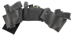 Galco UWBKMED2 UnderWraps 2.0 Black Medium Leather/Nylon Handgun