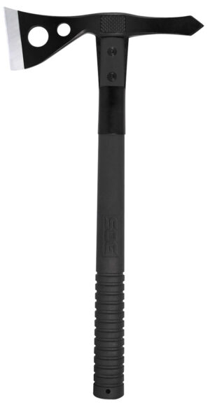 S.O.G SOGF01TNCP Tactical  2.75" Blade 420HC SS Blade Black Side Hammer Checkering GRN Handle 15.75" Long Tomahawk