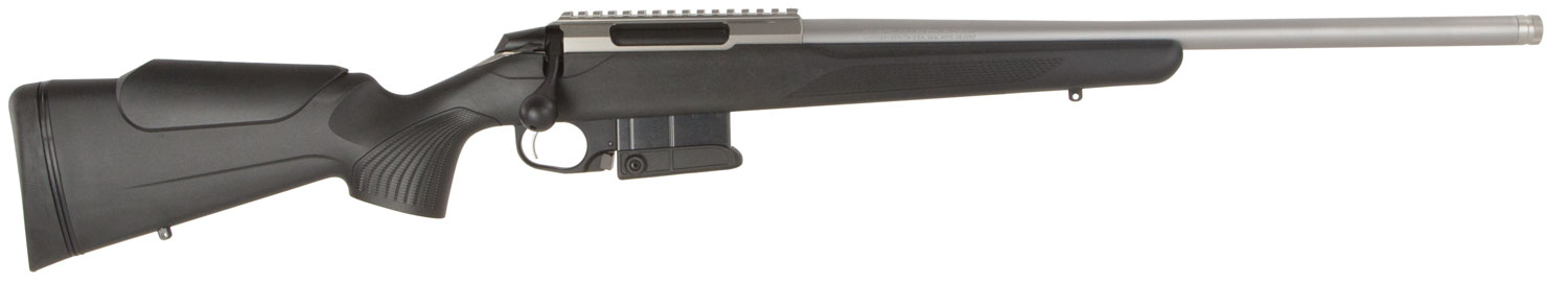 Tikka JRTXC382S T3x CTR Compact 6.5 Creedmoor 10+1 20" Stainless Steel Heavy Barrel, Stainless Steel Receiver w/Picatinny Rail Receiver, Black Synthetic Stock