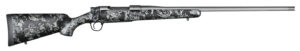 Christensen Arms 8010108400 Mesa FFT 300 Win Mag 3+1 22" Threaded Barrel, Tungsten Gray Cerakote, Black with Gray Webbing Stock
