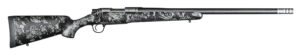 Christensen Arms 8010615100 Ridgeline FFT Full Size 308 Win 4+1, 20" Stainless Steel Threaded Barrel, Stainless Aluminum Receiver, Black w/Gray Accents Fixed Sporter w/Flash Forged Technology Stock
