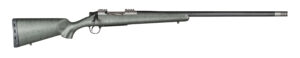 Christensen Arms CA10268315332 Summit TI  Full Size 7mm Rem Mag 3+1, 26" Natural Titanium Steel Threaded Barrel, Natural Titanium Aluminum Receiver, Green w/Black Webbing Fixed Sporter Stock
