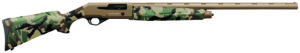 Charles Daly 930328 601  12 Gauge 4+1 3" 28" Vent Rib Barrel, Flat Dark Earth Finish Aluminum Receiver, Woodland Camo Synthetic Stock, Includes 3 Choke Tubes
