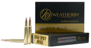 Weatherby H340225IL Select Plus 340 Wthby Mag 225 gr Hornady Interlock 20 Per Box/ 10 Case