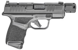 Springfield Armory HC9389BTOSP Hellcat Micro-Compact RDP 9mm Luger 13+1/11+1 3.80" Threaded/Compensated Barrel, Black Polymer Frame w/Picatinny Acc. Rail & Adaptive Grip Texture, Optic Ready Slide
