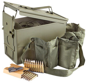 PMC 223AMB Bronze  223Rem 55gr Full Metal Jacket 840 Per Box/2 Case *Includes Ammo Can & Bandoleer