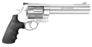 Smith & Wesson 13331 Model 350  X-Frame 350 Legend 7 Shot 7.50" Satin Stainless Steel Barrel, Cylinder & Frame, Black Finger Grooved Grip, Internal Lock Safety, Exposed Hammer