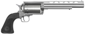 Magnum Research BFR45LC4106 BFR  SAO 45 Colt (LC) or 410 Gauge, 7.50" Vent Rib Barrel, 6rd Cylinder, Brushed Stainless Steel, Black Hogue Rubber Grip