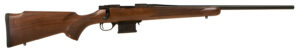 Howa HWH65G M1500 Mini Action Hunter Full Size 6.5 Grendel 5+1 22" Blued Threaded Barrel, Blued Drilled & Tapped Steel Receiver, Walnut Fixed Stock, Right Hand