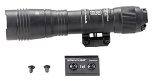 Streamlight 89003 ProTac 2.0  Black Anodized Aluminum 250/2000 Lumens White LED Bulb, 266 Meters Beam, Picatinny Rail Mount, Rifle