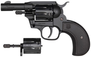 Diamondback DB0600A001 Sidekick  22 LR/22 Mag 9 Shot 3" Black Cerakote Steel Barrel & Cylinder, Zinc Alloy Frame, Black Birdshead Polymer Grip, Hammer Safety, Exposed Hammer