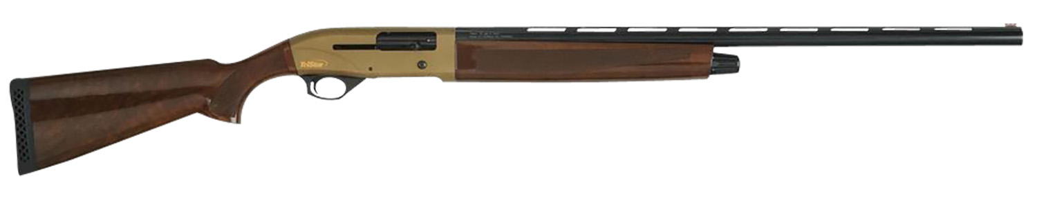 TriStar 24269 Viper G2 Pro Full Size 410 Gauge Semi-Auto 3" 5+1 28" Black Vent Rib Barrel, Bronze Cerakote Steel Receiver, Fixed Turkish Walnut Stock, Beretta/Benelli Mobil Chokes, Right Hand