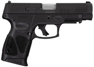 Taurus 1G3XLSR904110 G3XL  Compact Frame 9mm Luger 10+1 4" Matte Stainless Steel Barrel, Matte Black Tenifer Serrated Steel Slide, Black Polymer Frame w/Picatinny Rail, Black Polymer Grip