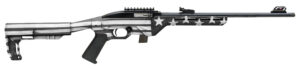Citadel CIT22LRBUSG Trakr 22 LR 10+1 18" Blued Steel Threaded Barrel & Receiver, Gray Flag Synthetic Stock