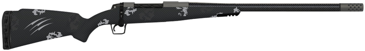 Fierce Firearms TROG300PRC20GP CT Rogue 300 PRC 3+1 20" Carbon Fiber Barrel, Glacier Cerakote Titanium Rec, Phantom Camo Rogue Stock