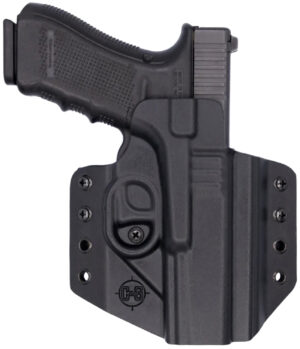 C&G Holsters 0000100 Covert OWB Black Kydex Belt Loop Glock 17/22/47