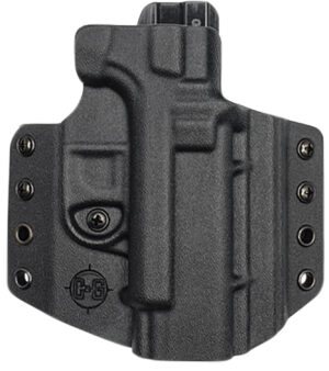 C&G Holsters 0006100 Covert OWB Black Kydex Belt Loop Fits Glock 19 Fits Glock 23 Fits Glock 45