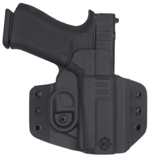 C&G Holsters 0060100 Covert OWB Black Kydex Belt Loop Glock 43/43X/MOS