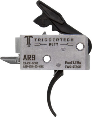 TriggerTech AH9TDB33NNC Duty  Curved Trigger Two-Stage 3.50 lbs Draw Weight Fits AR-9