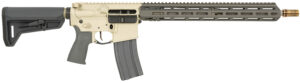 Q LLC SW55616INRIFLE Sugar Weasel  5.56x45mm NATO 30+1 16", FDE Rec, Gray Furniture, Magpul SL-K Stock, Cherry Bomb Muzzle Brake, Ambi Safety & Charging Handle