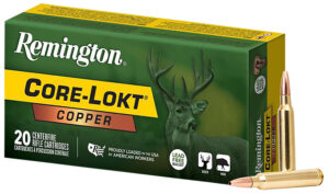 Remington Ammunition R27858 Core-Lokt Copper 300WinMag 180gr Copper Hollow Point 20 Per Box/10 Case