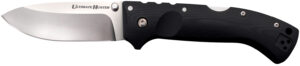 Cold Steel CS30U Ultimate Hunter  3.50" Folding Drop Point Plain American S35VN Blade/5" Black G10 Handle Includes Belt Clip