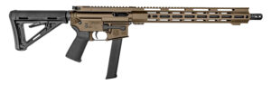 Diamondback DB1418P061 DB15  9mm Luger 32+1 16", FDE Rec/M-Lok Handgaurd, Carbon Lower, Black Magpul CTR Stock/K2 Grip, Flash Hider
