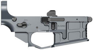 Radian Weapons R0388 A-DAC 15 Lower Receiver Gray, Fully Ambi Controls, Talon 45/90 Safety, Ext. Bolt Catch, Left-Side Mag Release, Right-Side Bolt Release, Enhanced Takedown Pins