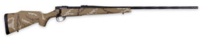 Weatherby VHH653WR8B Vanguard Outfitter 6.5-300 Wthby Mag 3+1 26" Threaded/Spiral Fluted, Graphite Black Barrel/Rec, Tan with Brown & White Sponge Synthetic Stock, Accubrake Muzzle Brake, Adj. Trigger