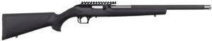 Magnum Research SBA17HMH Magnum Lite 17 HMR 19" Black Steel Threaded Barrel, Black Fixed Hogue OverMolded Stock