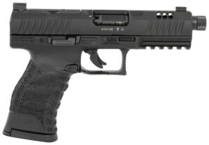 Walther Arms 5220303 WMP  22 Mag 10+1 4.90" Black Steel Threaded Barrel, Black Optic Ready/Serrated Slide, Black Polymer Frame w/Picatinny Rail, Textured Polymer Grip