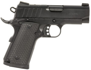 EAA GIRSAN 391041 MC1911 SC Influencer Sub-Compact 45 ACP 6+1 3.40" Blued Steel Barrel, Black Cerakote Optic Ready/Serrated Steel Slide & Frame w/Picatinny Rail & Beavertail, Gray Polymer Grip