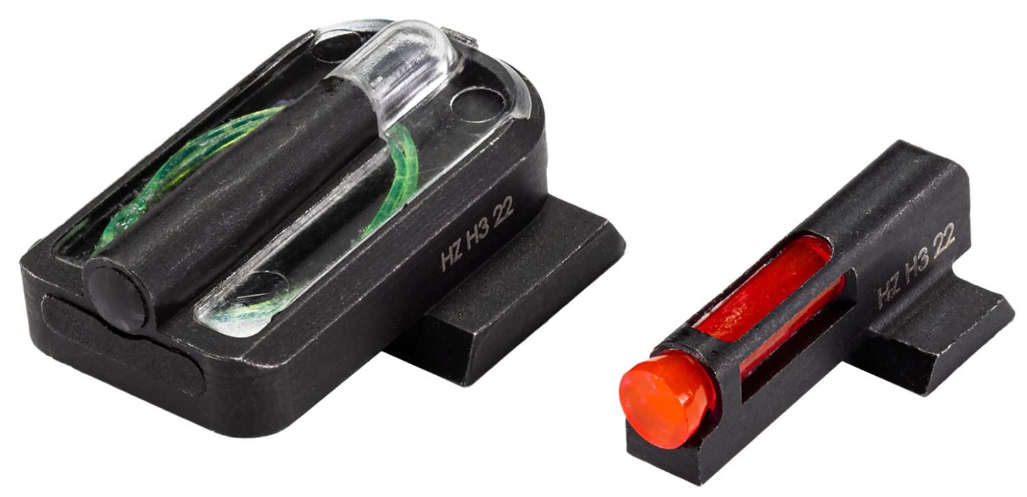 HiViz SG320FD21 FastDot H3 Sight Set for SIG P320 Red Fiber Optic Front Sight-Green Tritium Rear Sight