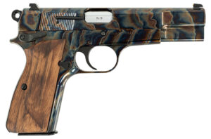 Inglis 12000010 GP-35  Full Size Frame 9mm Luger 15+1 4.70" Hard Chrome Plated Stainless Steel Barrel, Color Case Hardened Carbon Steel Serrated Slide, Color Case Hardened Steel Frame, Walnut Grip
