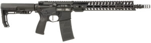 Patriot Ordnance Factory 02045 Minuteman  5.56x45mm NATO 30+1 13.75" Black Steel Threaded Barrel, Black Anodized Aluminum Receiver, 13" Renegade Rail Handguard