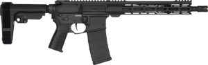 CMMG 55AC20AAB Banshee MK4 5.56x45mm 30+1 12.50" Black Nitride Medium Taper Threaded Barrel, EML 11" M-LOK Handguards, Black Armor Cerakote Aluminum Picatinny Rail Receiver, CMMG Zeroed Grips