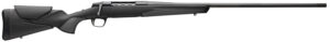 Browning 036031299 X-Bolt 2 Micro Full Size 6.8 Western 3+1 22" Matte Blued threaded Sporter Barrel, Matte Blued Drilled & Tapped Steel Receiver, Adjustable Vari-Tech Black Synthetic Stock