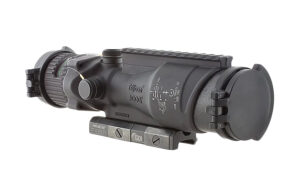 Trijicon 100016 ACOG w/TA75 Mount Matte Black 6x48mm Illuminated Green Horseshoe Dot Reticle