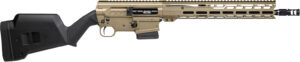 CMMG 55A080BCT Dissent BR4 *CA Compliant 223 Rem/5.56 NATO 10+1 14.50" Black Nitride Medium Taper Threaded Barrel, Coyote Tan Cerakote Aluminum Picatinny Rail Receiver, Magpul SGA Black Polymer Stock