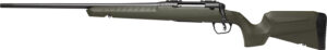Savage Arms 32131 Axis 2 Compact 308 Win 4+1 20" Matte Black Heavy Sporter Barrel, Matte Black Drilled & Tapped Carbon Steel Receiver, Fixed OD Green Synthetic Stock, Left Hand