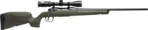 Savage Arms 32154 Axis 2 XP Combo Full Size 308 Win 4+1 22" Black Sporter Barrel, Black Carbon Steel Receiver Drilled & Tapped, OD Green Fixed Synthetic Stock, Weaver 3-9x40mm Scope, Right Hand